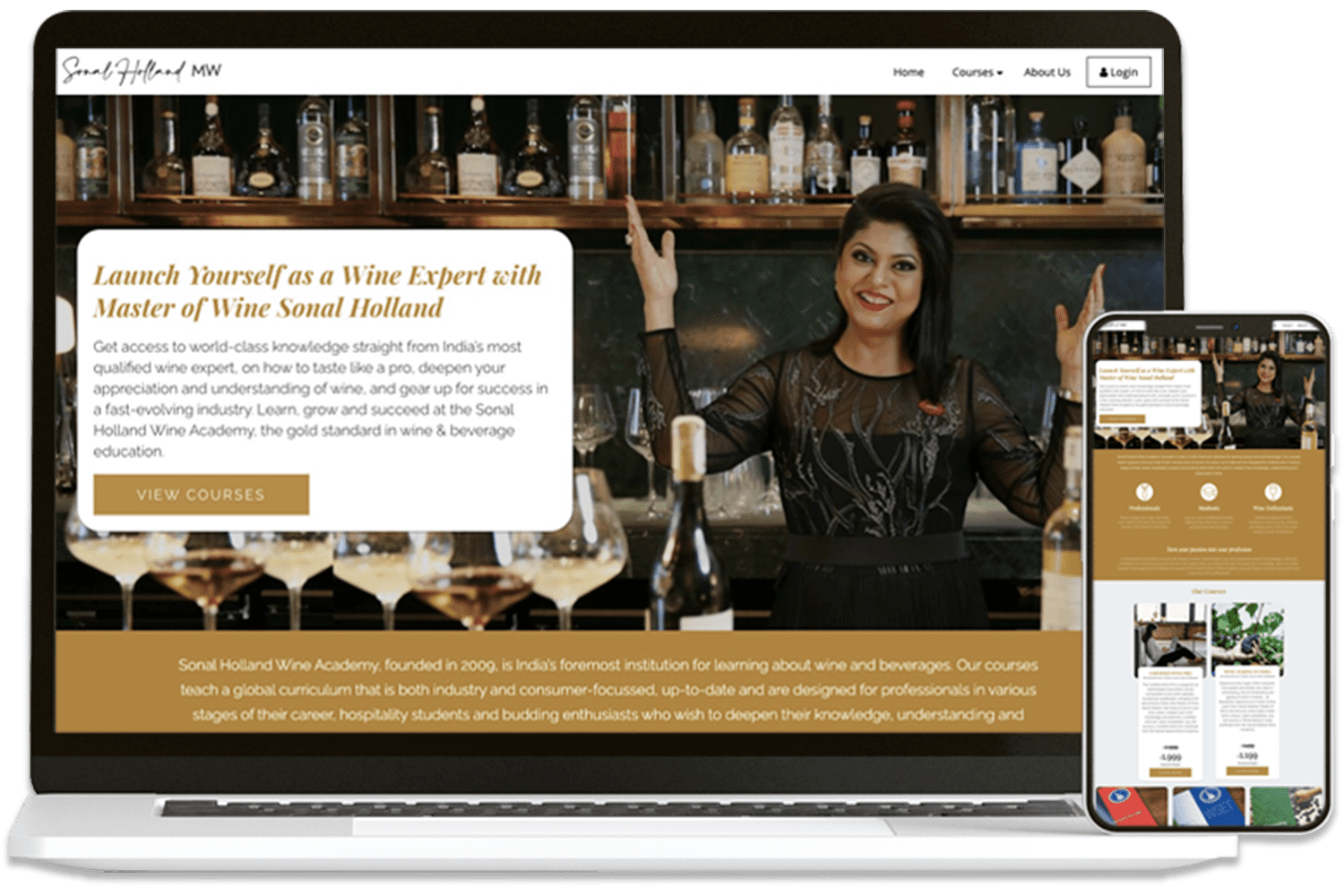 Sonal Holland Wine Academy Screenshort